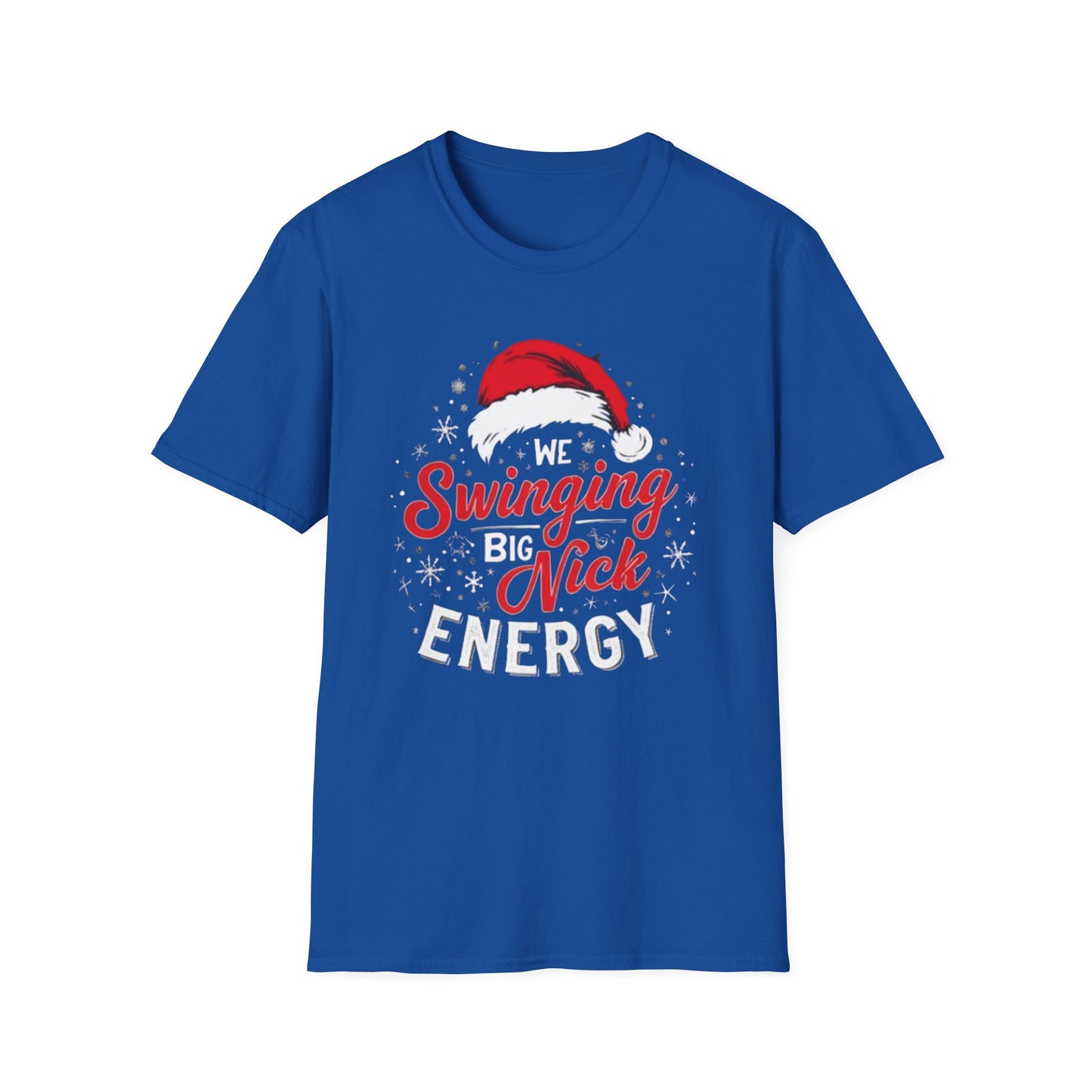 Christmas T-Shirt — "WeSwinging Big Nick Energy" Holiday Graphic Tee