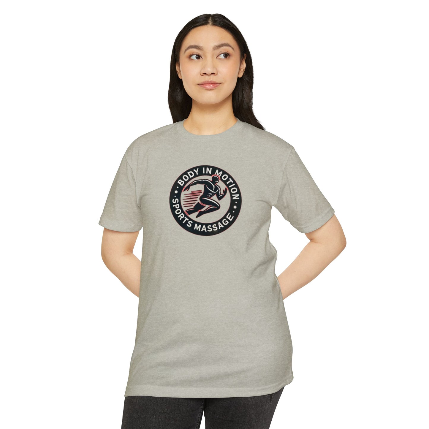 Body In Motion Sports Massage T-Shirt — Recovery & Mobility Athletic Tee