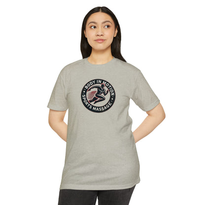 Body In Motion Sports Massage T-Shirt — Recovery & Mobility Athletic Tee