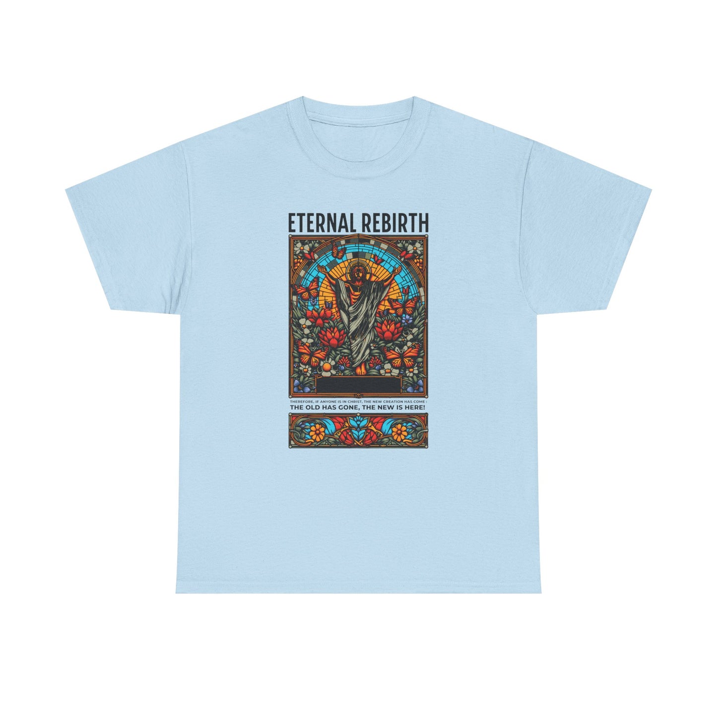 Eternal Rebirth Tee — Floral Mandala Stag Graphic T-Shirt