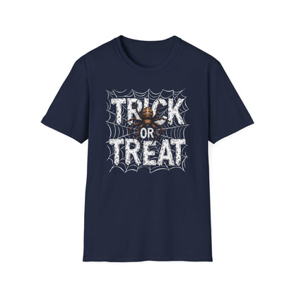 Trick or Treat Spider Tee — Halloween Graphic T-Shirt