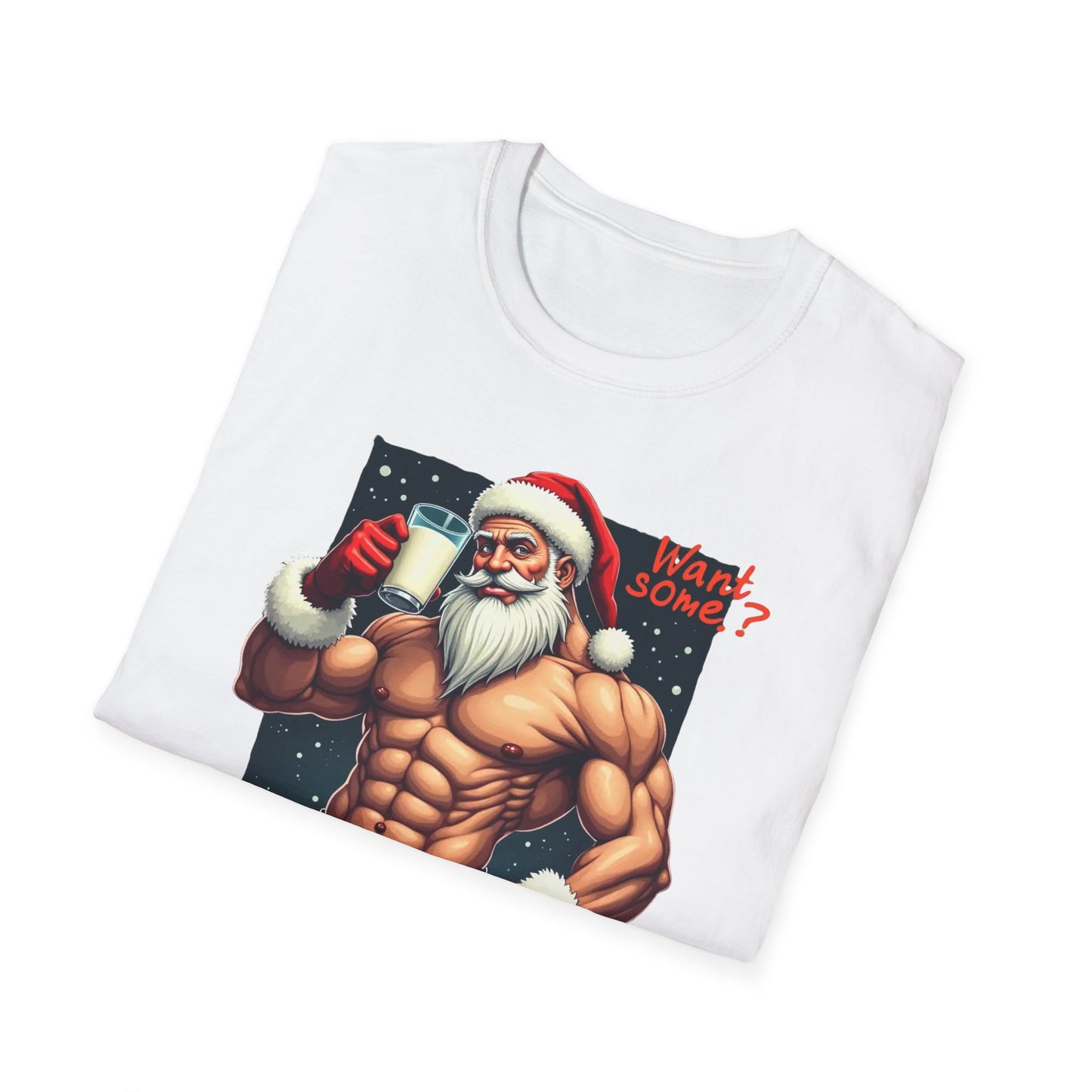 Santa Post-Workout Milk T-Shirt