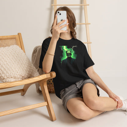 O.G. Monster Lightning Tee – Neon Green Monster Graphic T-Shirt