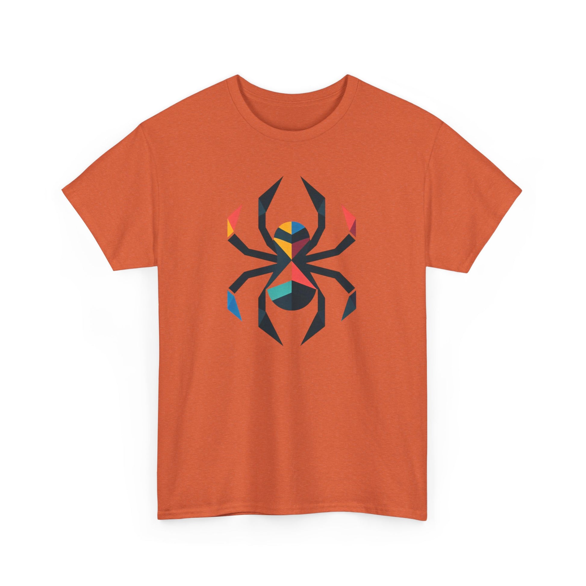 Colorful Spider, Graphic Unisex Heavy Cotton Tee - Psychonaut Swag