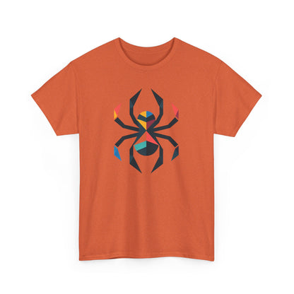 Colorful Spider, Graphic Unisex Heavy Cotton Tee - Psychonaut Swag