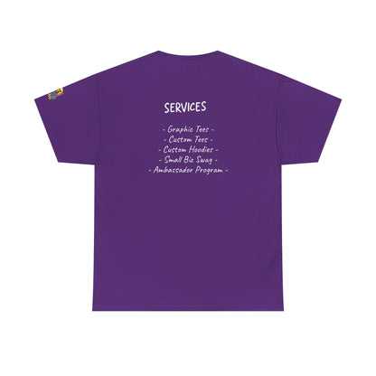 Psychonaut Swag, Human Billboard, Unisex Heavy Cotton Tee