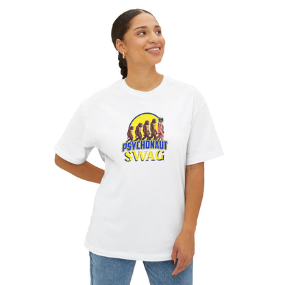 Psychonaut swag, small biz, Boxy Tee, Oversized Tee, Unisex T-Shirt, Casual Wear, Gift for Gamers, Streetwear Fashion, Summer Style