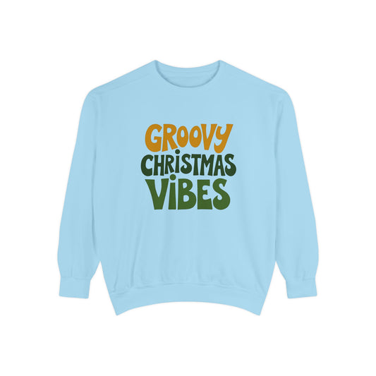 Groovy Christmas Vibes Sweatshirt