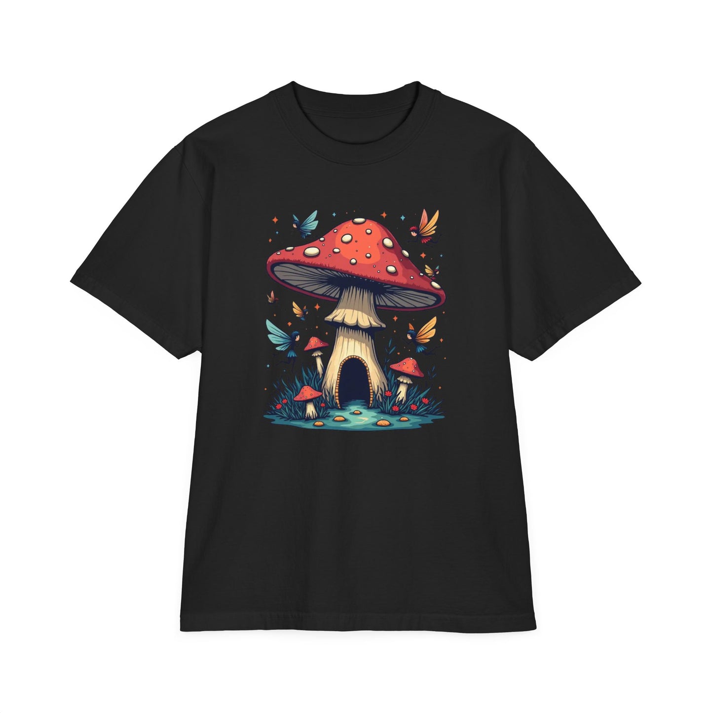 Mushroom Fairy Cottage T-Shirt