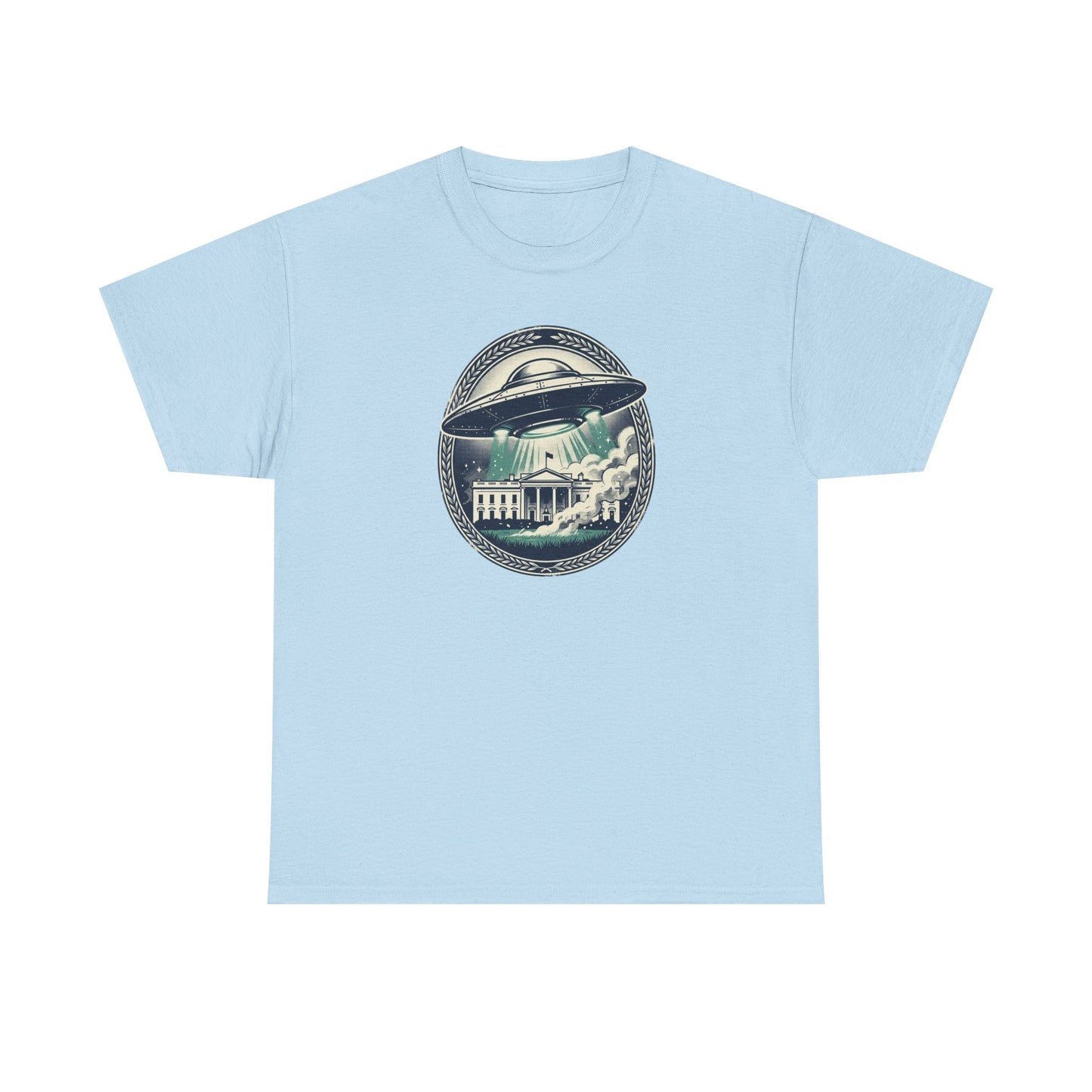 Alien Disclosure T-Shirt — Flying Saucer Over White House