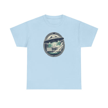 Alien Disclosure T-Shirt — Flying Saucer Over White House