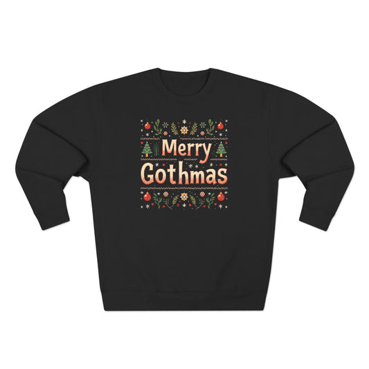 Merry Gothmas Sweatshirt — Gothic Holiday Crewneck
