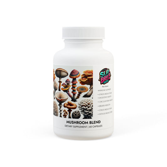 Mushroom Blend Supplement (60 Capsules) - Psychonaut Swag