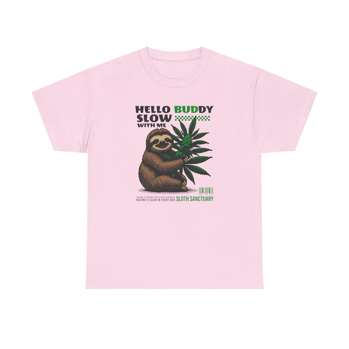 Sloth Buddy, Unisex Heavy Cotton Tee