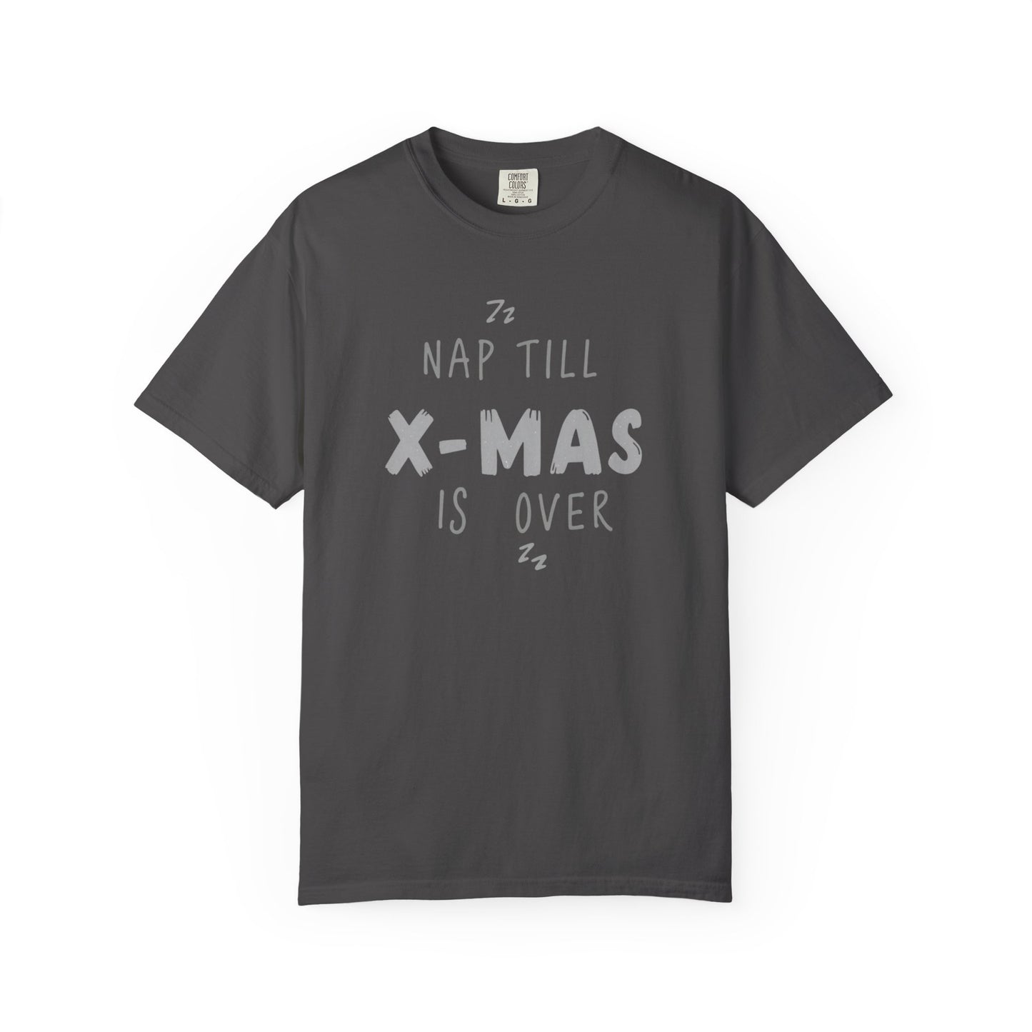 Nap Till X-Mas T-Shirt — Funny Christmas Holiday Tee