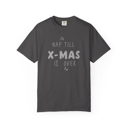Nap Till X-Mas T-Shirt — Funny Christmas Holiday Tee