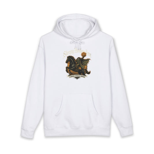 Mythic Rider Hoodie — Vintage Holiday Hotel Stay Graphic Hooded Sweatshirt