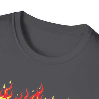 Hot Chick, Flame T-Shirt, Trendy Graphic Tee, Chica Caliente Shirt, Gift for Her, Summer Fashion, Casual Style - Psychonaut Swag