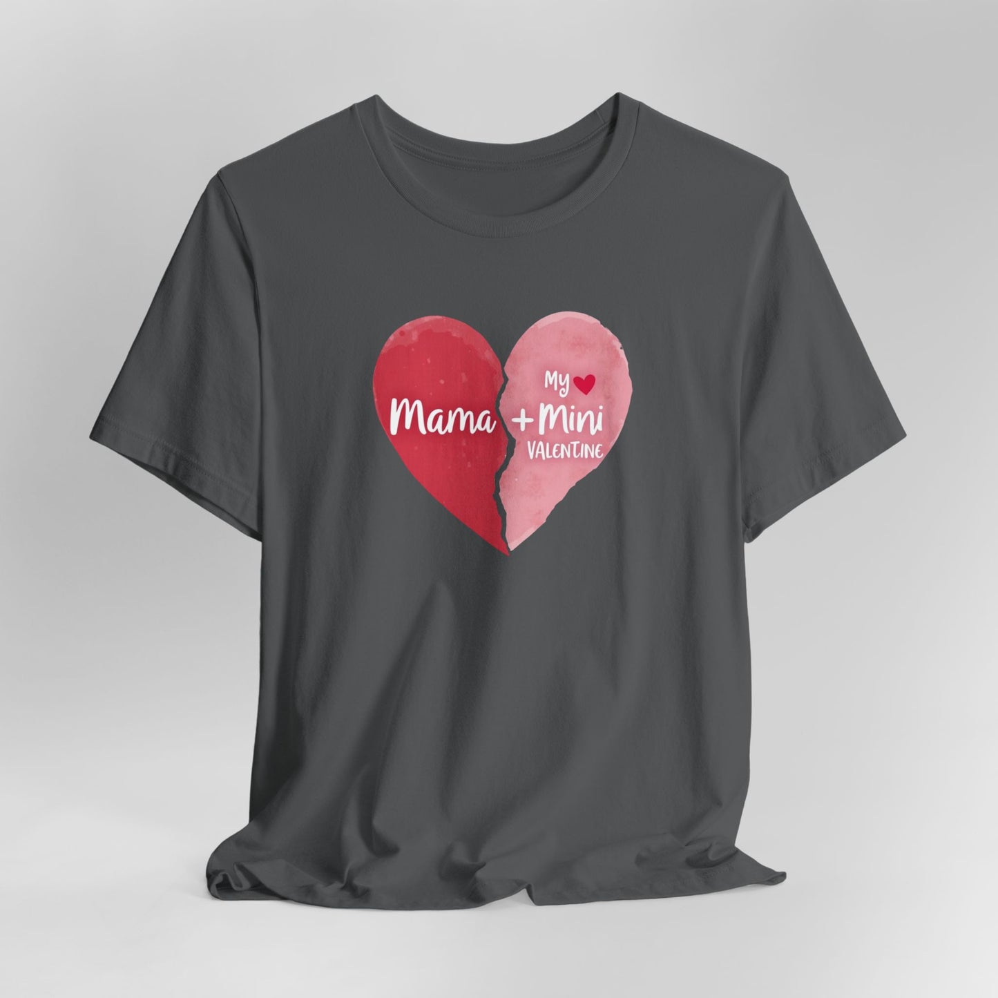Mama + Mini Valentine T-Shirt — Matching Mother & Child Heart Tee