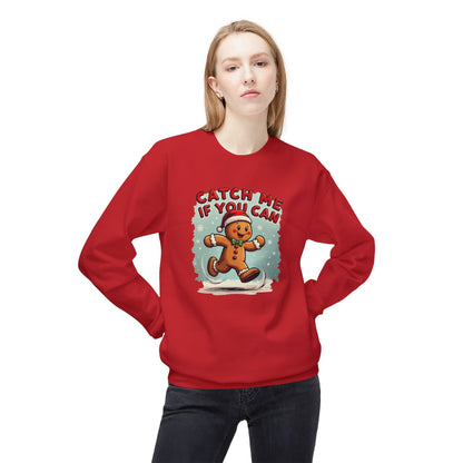 Gingerbread 'Catch Me If You Can' Crewneck Sweatshirt