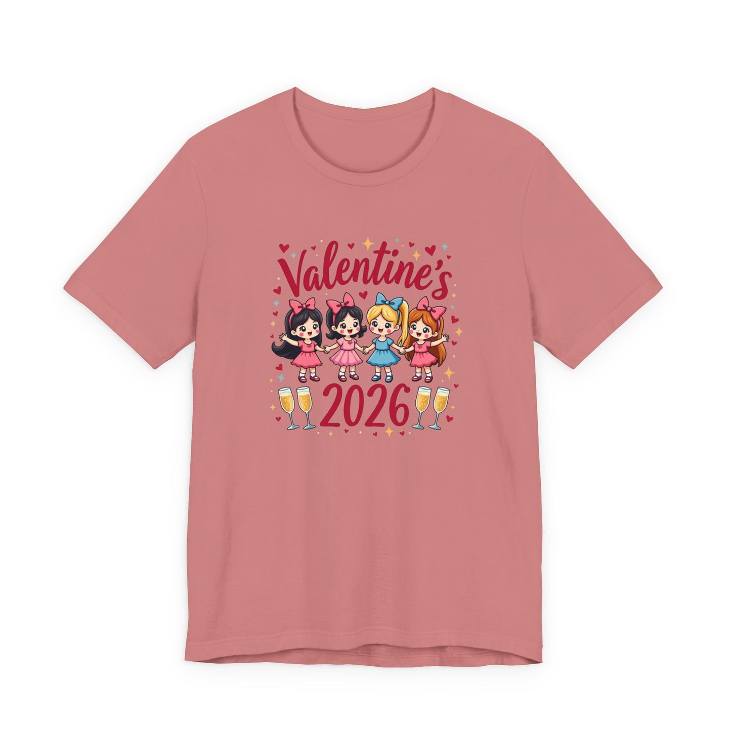 Valentine's 2026 Girls Graphic Tee