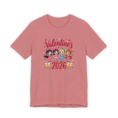 Valentine's 2026 Girls Graphic Tee