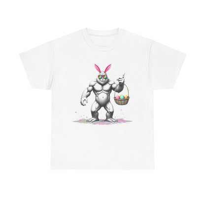 Muscular Easter Bunny T-Shirt — Funny Easter Basket Tee