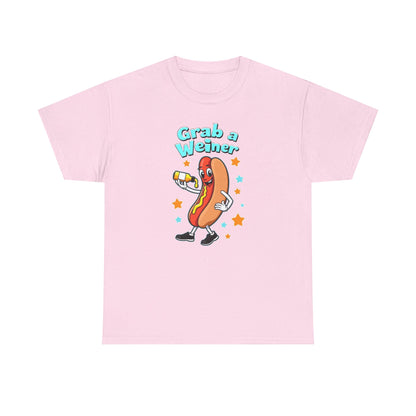 Weiner with mustard, Unisex Heavy Cotton Tee
