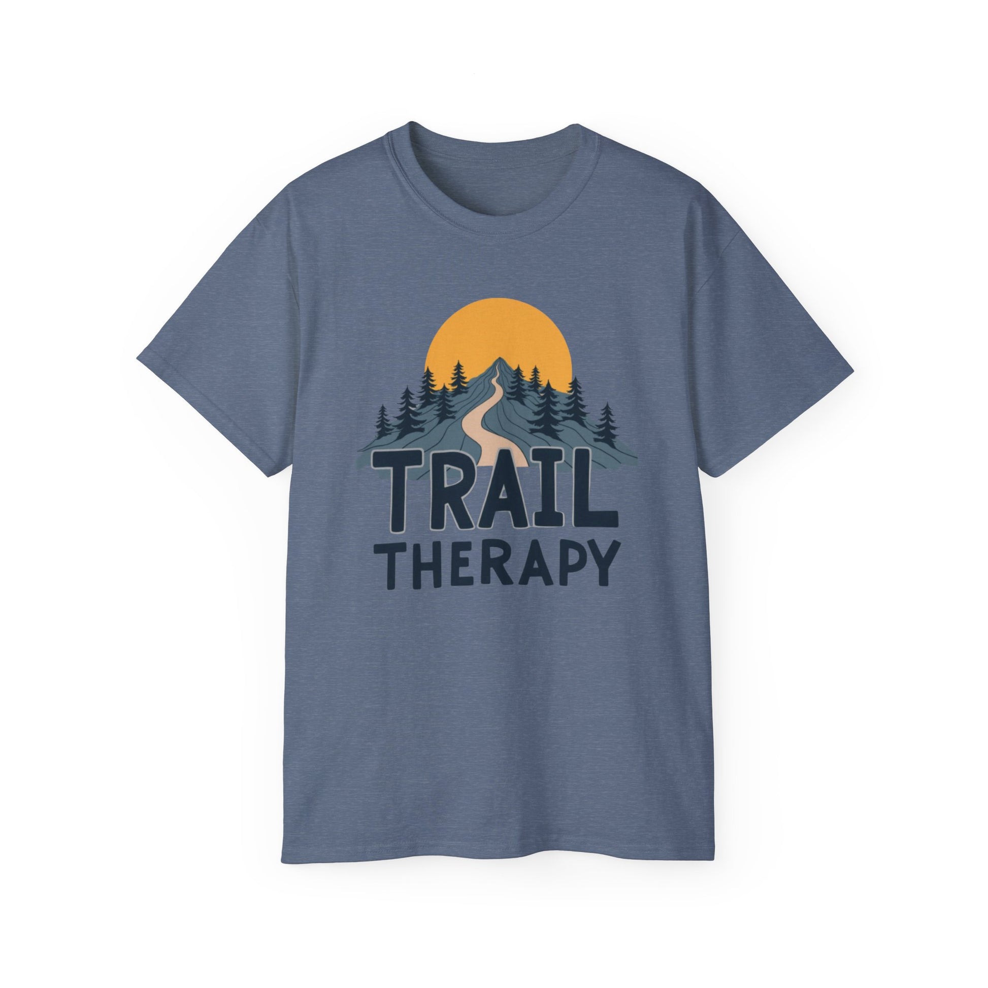 Trail Therapy Unisex Ultra Cotton Tee | Outdoor Lover Gift, Adventure Shirt, Nature Tee, Hiking Apparel, Relaxation Wear - Psychonaut Swag