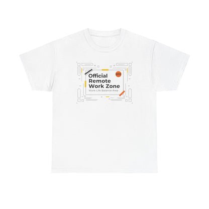 Remote Worker tee, Unisex Heavy Cotton Tee