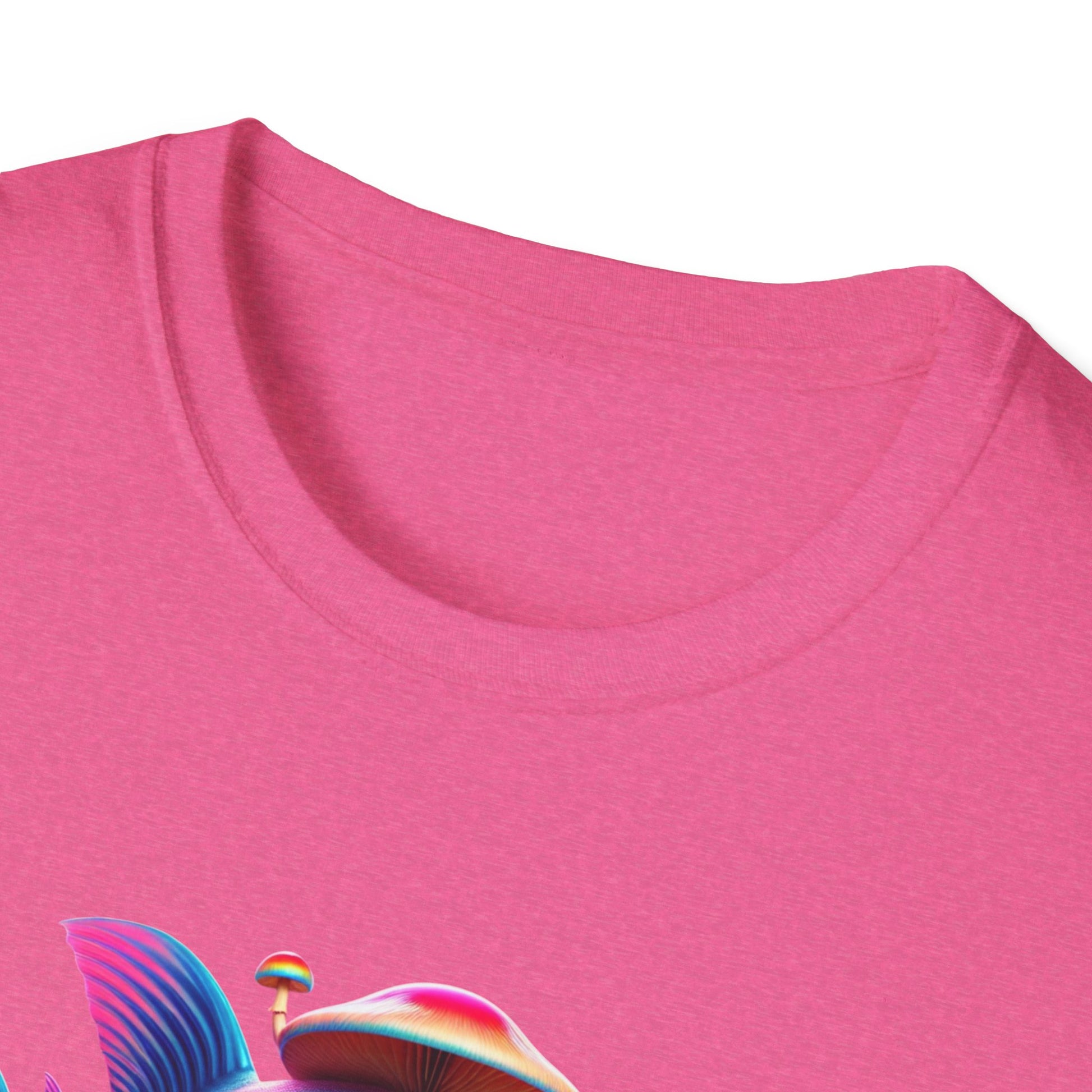 Piranha with Shrooms, Unisex Softstyle T-Shirt - Psychonaut Swag