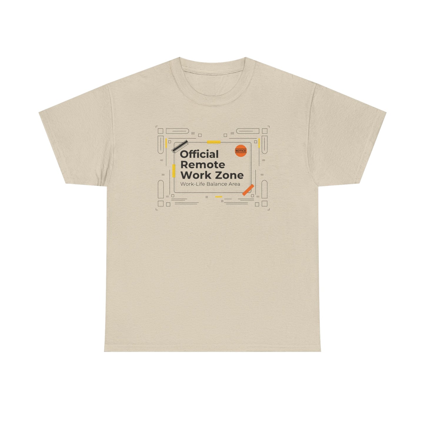 Remote Worker tee, Unisex Heavy Cotton Tee