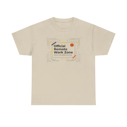 Remote Worker tee, Unisex Heavy Cotton Tee