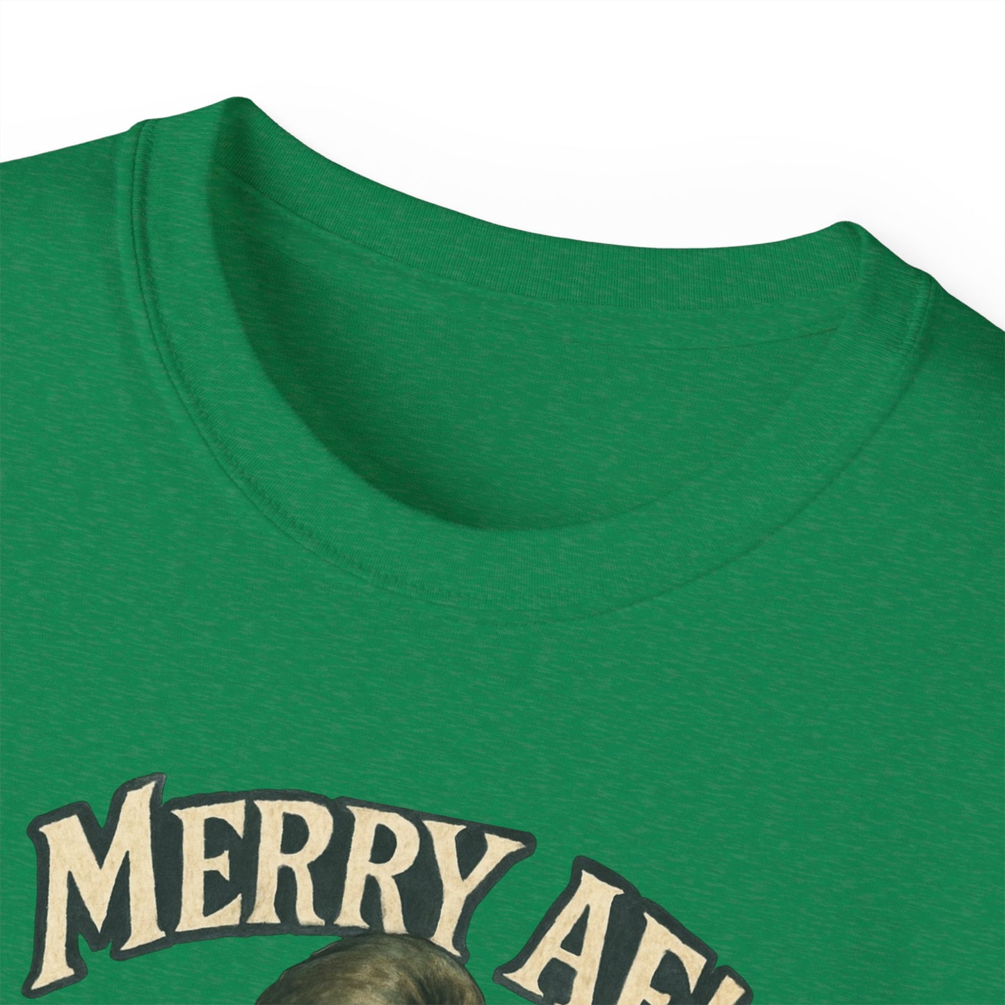 T‑Shirt — 'Merry AF' Vintage Grouchy Elf Christmas Tee