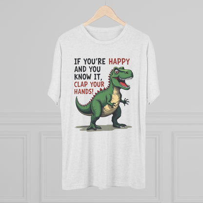 T‑Rex Would If It Could — Funny Dinosaur Crew Tee