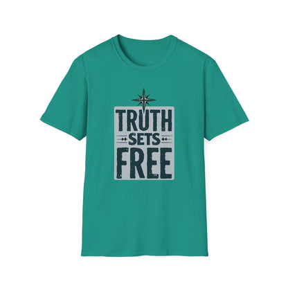 Truth sets Free, Unisex Softstyle T-Shirt - Psychonaut Swag