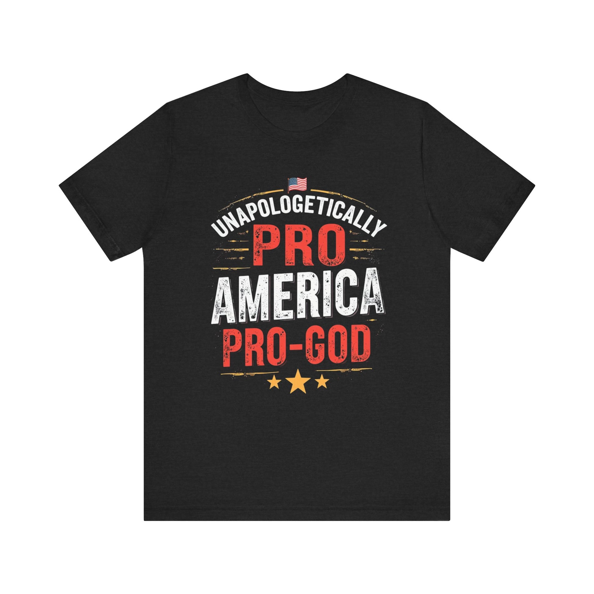 Pro-America Pro-God Tee - Patriotic Jersey T-Shirt - Psychonaut Swag