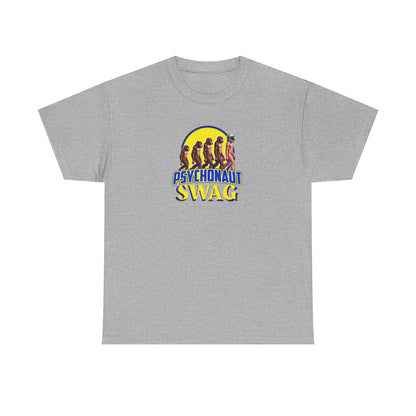 Psychonaut swag small biz, Heavy Cotton Tee, Cool Graphic T-Shirt, Streetwear Top, Gift for Psychonauts, Fun Casual Wear