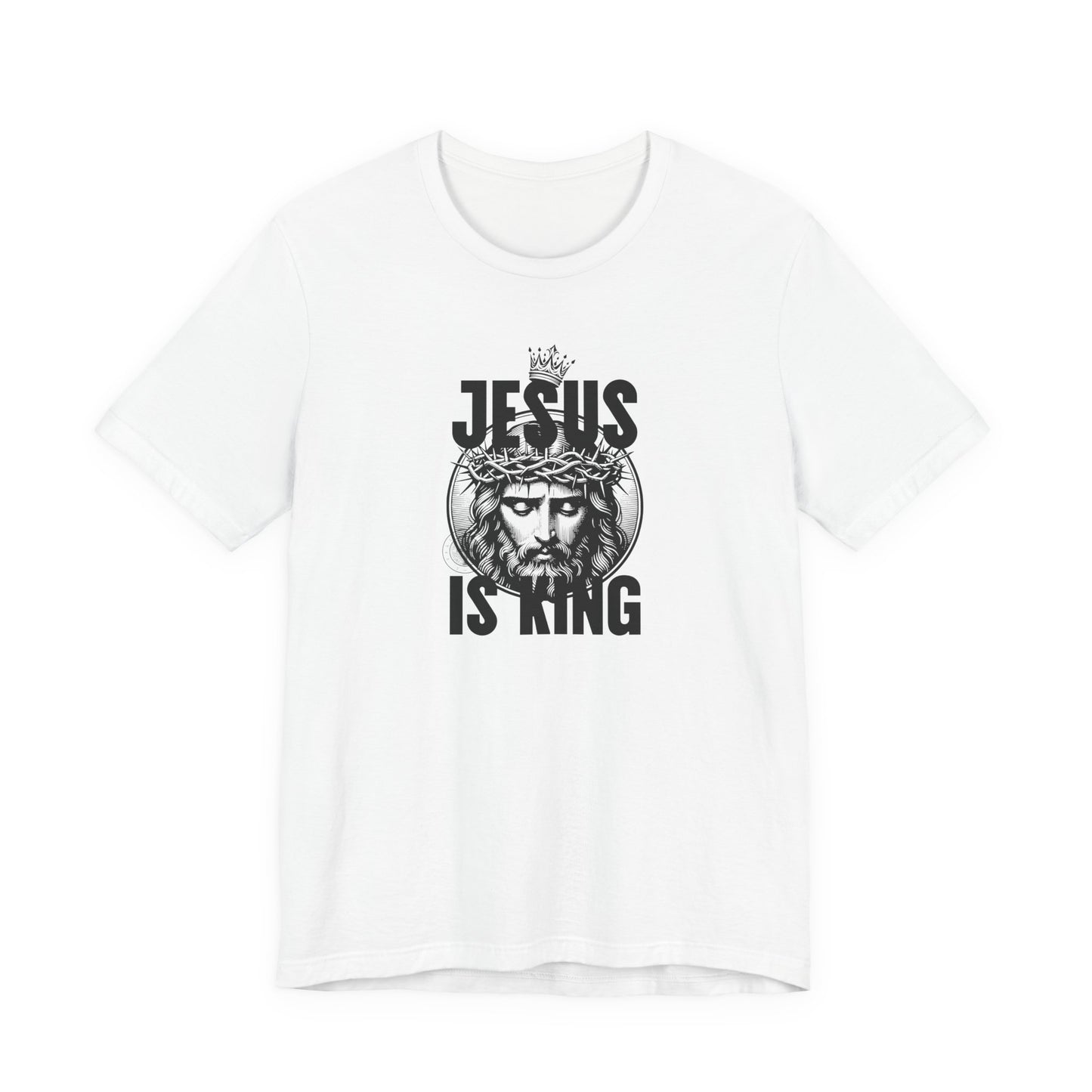 Jesus Is King T-Shirt — Crown of Thorns Christian Tee