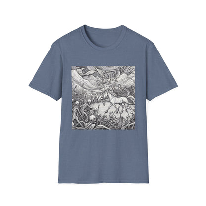 Unicorn Unisex Softstyle T-Shirt - Psychonaut Swag