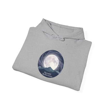 Moonlit Cove Hoodie – Serene Nightscape Graphic Sweatshirt