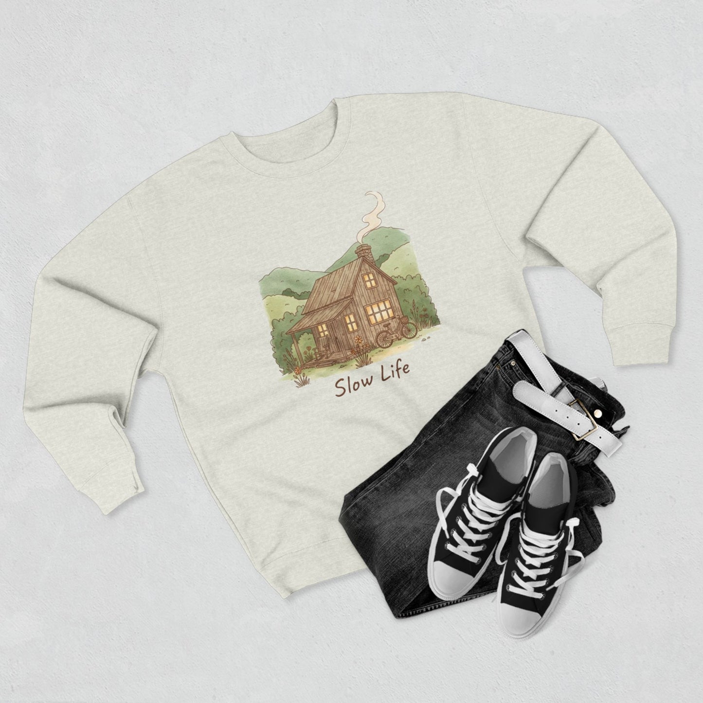 Slow Life Cottage Sweatshirt