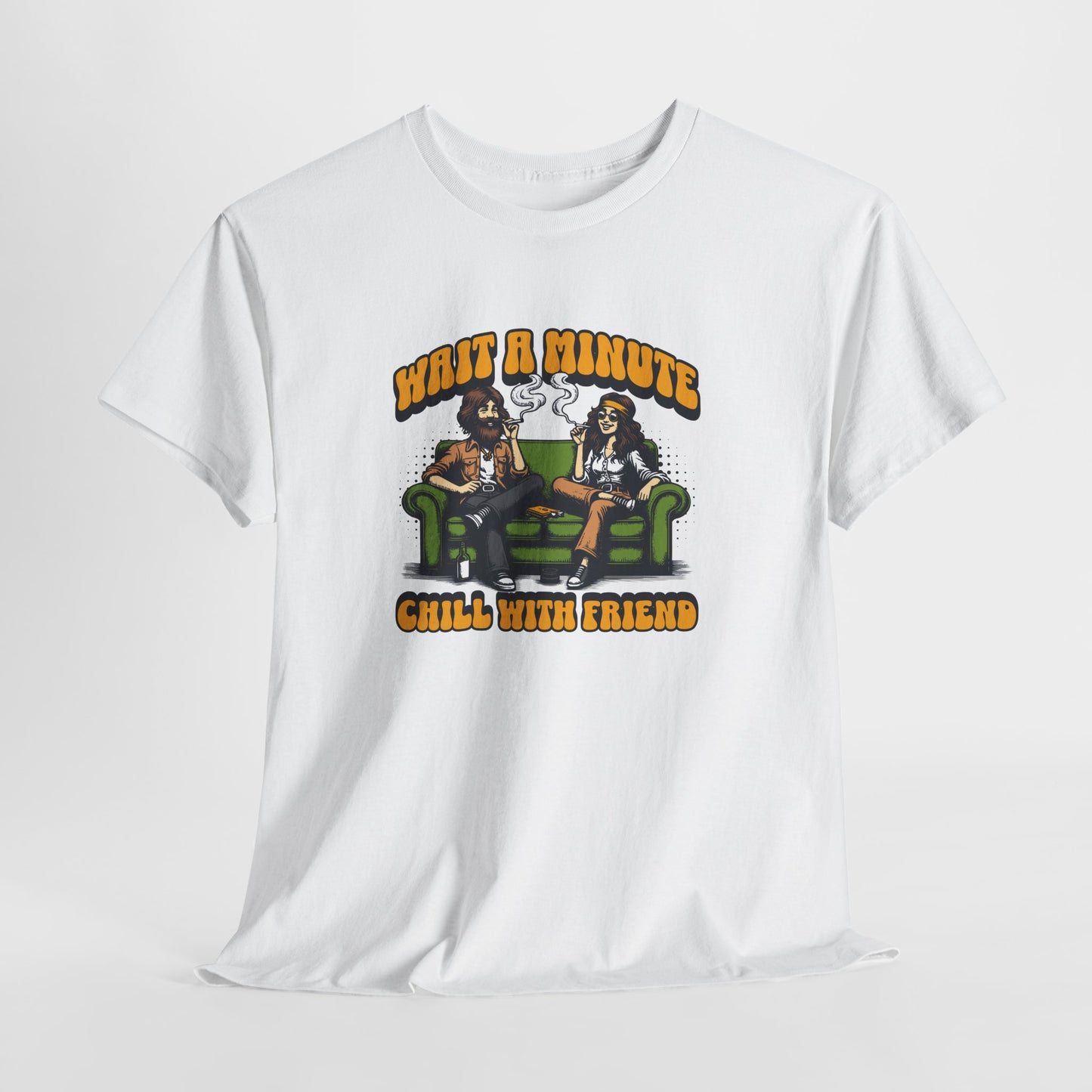Chill with friends, Unisex Heavy Cotton Tee