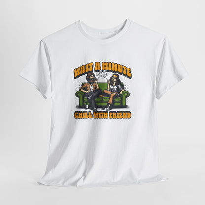 Chill with friends, Unisex Heavy Cotton Tee