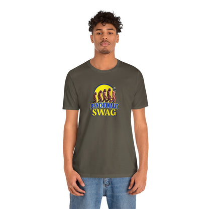 Psychonaut Swag, Small Biz Swag | Unisex Jersey Short Sleeve Shirt, Car Enthusiast Apparel, Gift for Him, Auto Detailing Tee, Casual Wear