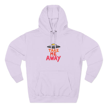 Take Me Away Hoodie — UFO Alien Abduction Graphic Pullover
