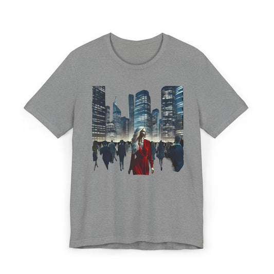 Lady in Red Unisex Jersey T-Shirt - Psychonaut Swag