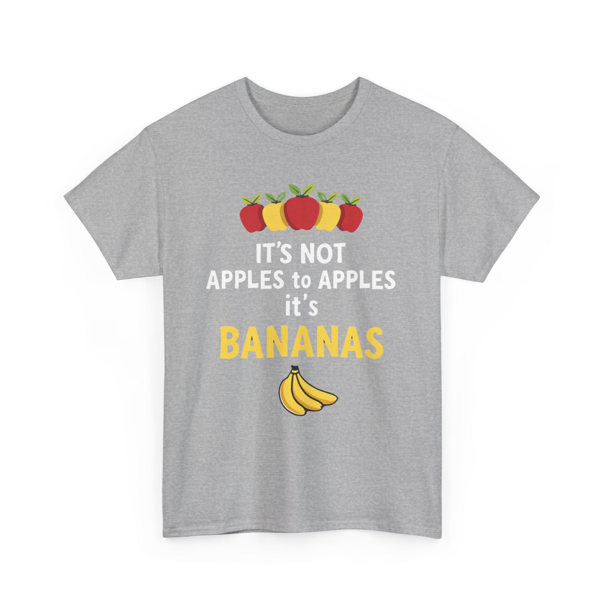 Funny Banana T-Shirt: It's Not Apples to Apples, Cute Graphic Tee for Food Lovers, Gift for Birthdays, Casual Wear, Humor Shirt - Psychonaut Swag