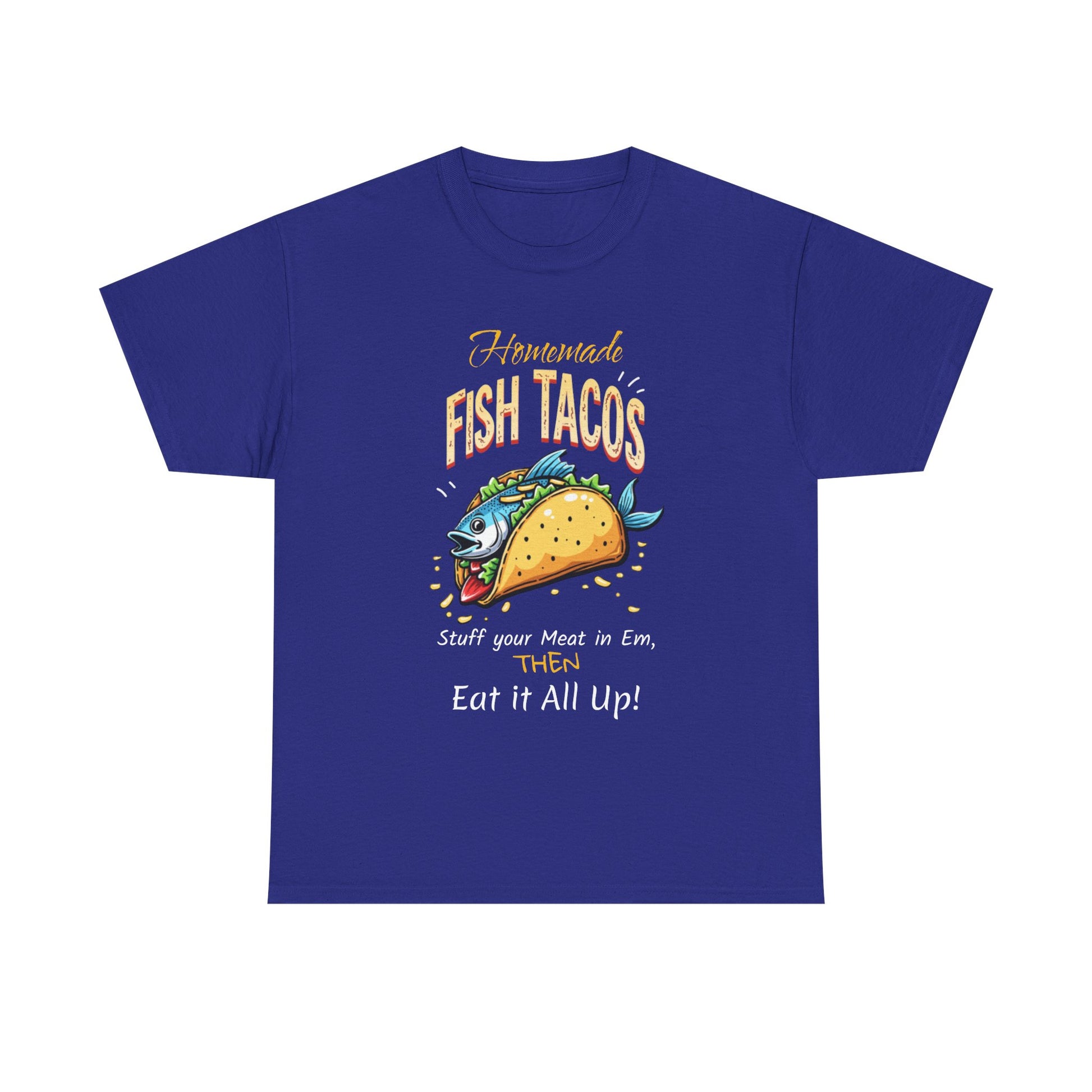 Fish Tacos Unisex Cotton Tee - Perfect for Food Lovers & Taco Tuesday - Psychonaut Swag