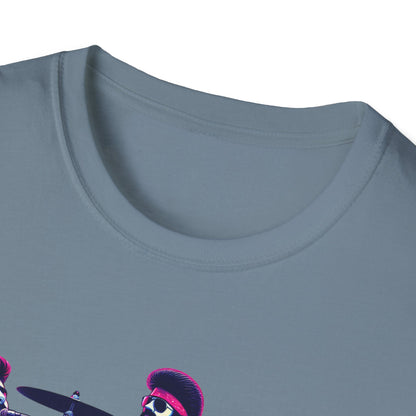 The Kentucky Waterfall, Retro Music Band Unisex Softstyle T-Shirt - Perfect for Concerts and Festivals - Psychonaut Swag